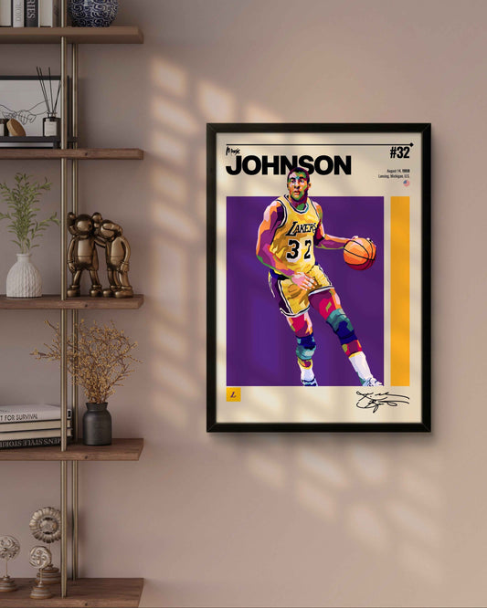 Quadro: Magic Johnson / Los Angeles Lakers (NBA)