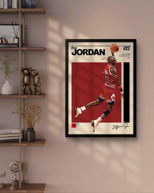Quadro: Michael Jordan / Chicago Bulls (NBA)