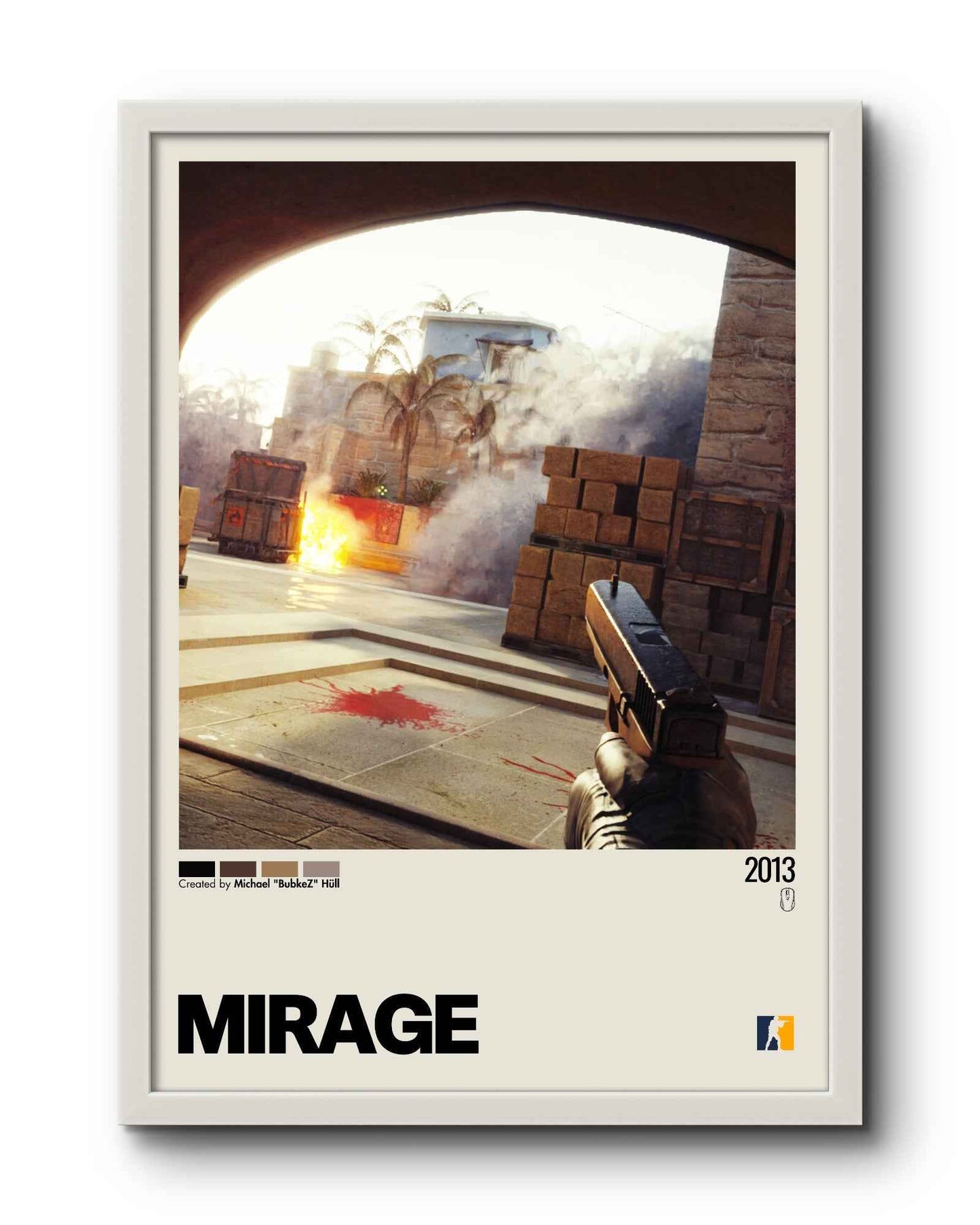 Quadro: Mirage (Counter - Strike) - Quadraê