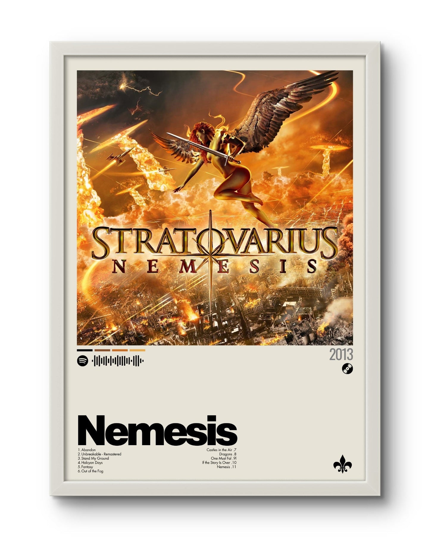 Quadro: Nemesis (2013) by Stratovarius - Quadraê