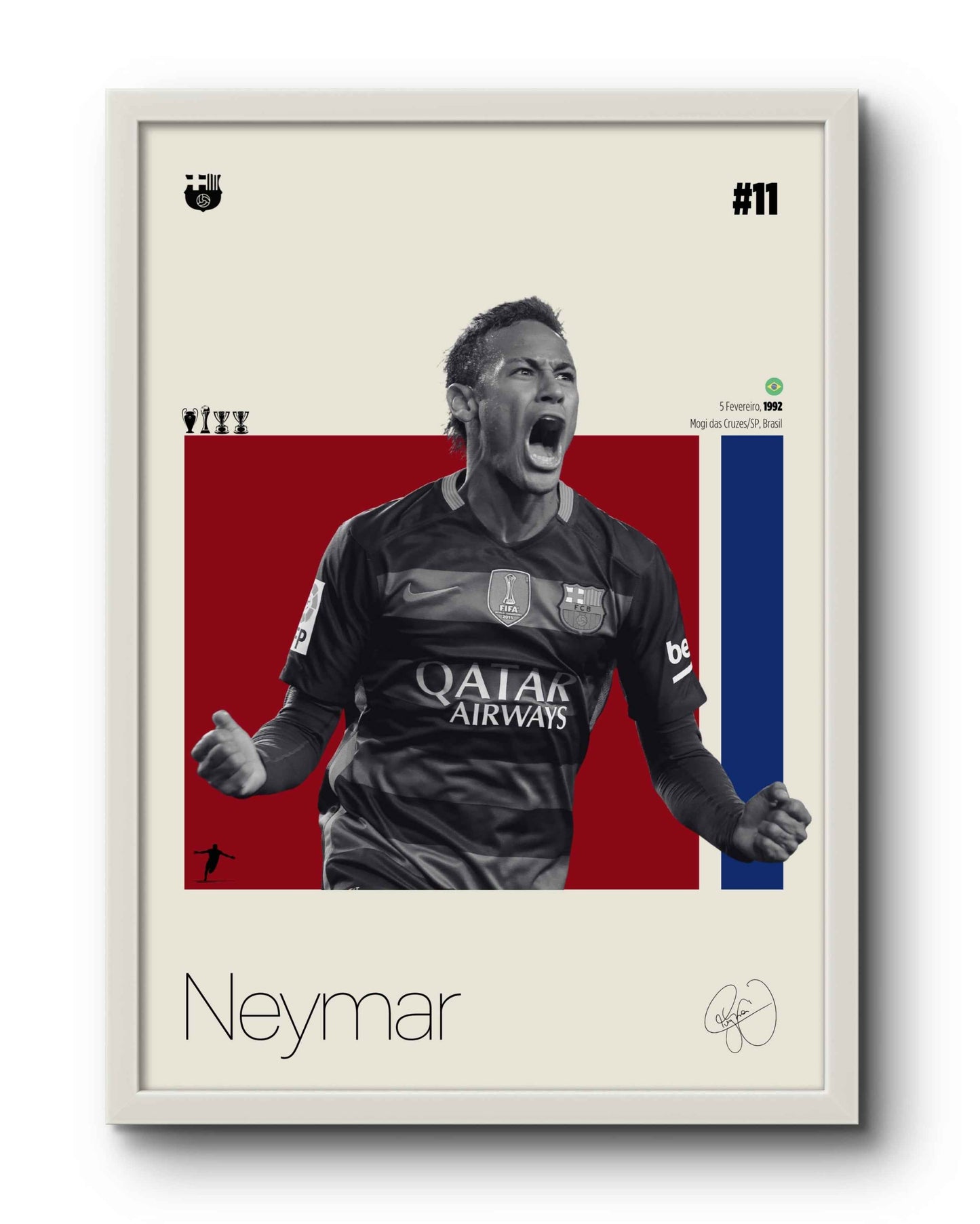 Quadro: Neymar Jr. (FCB)