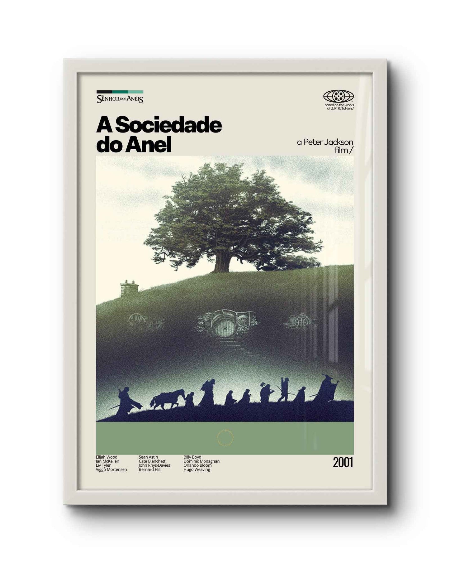 Quadro: O Senhor dos Anéis / A Sociedade do Anel (2001) v3