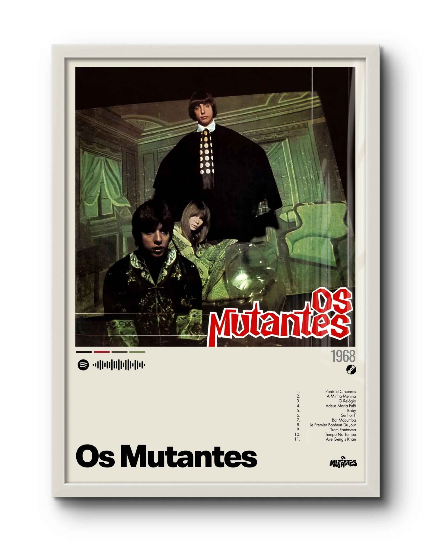 Quadro: Os Mutantes (1968) por Os Mutantes