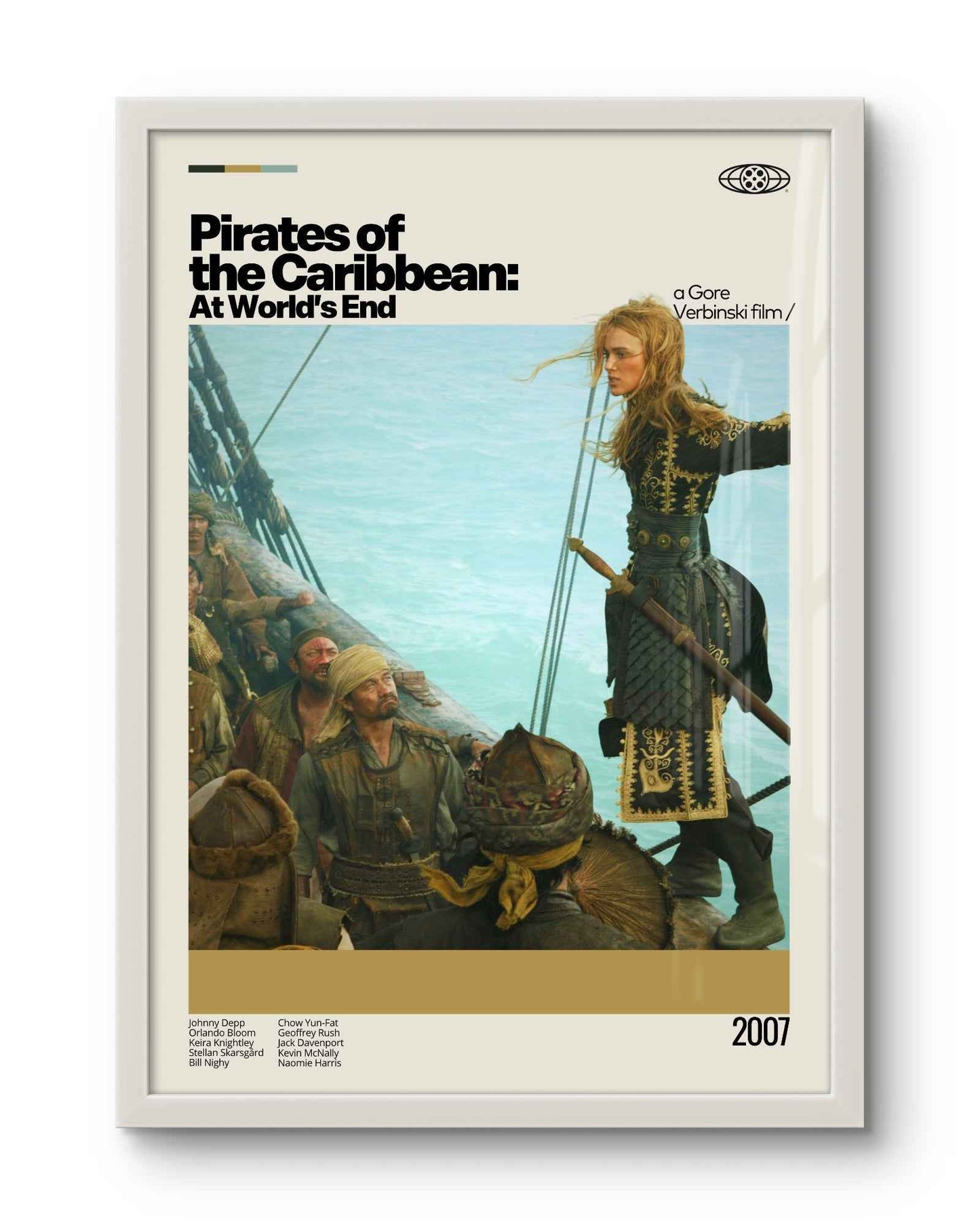 Quadro: Piratas do Caribe: No Fim do Mundo (2007) - Quadraê