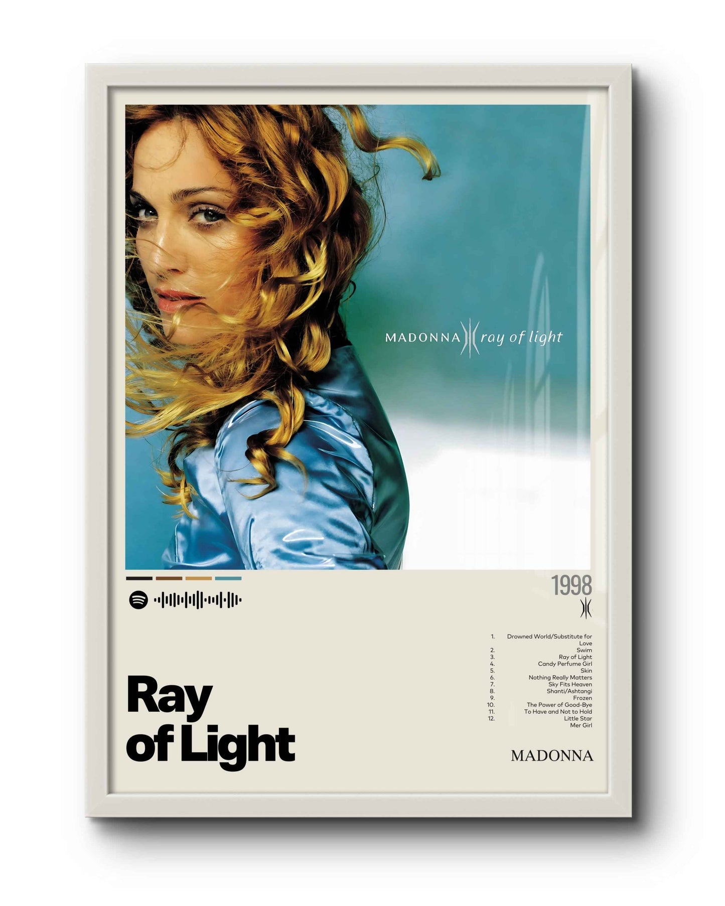 Quadro: Ray of Light (1998) by Madonna