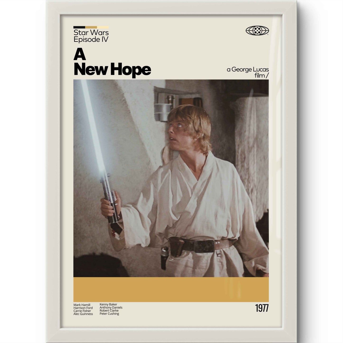 Quadro: Star Wars / Episódio IV (1977) v2 - Quadraê