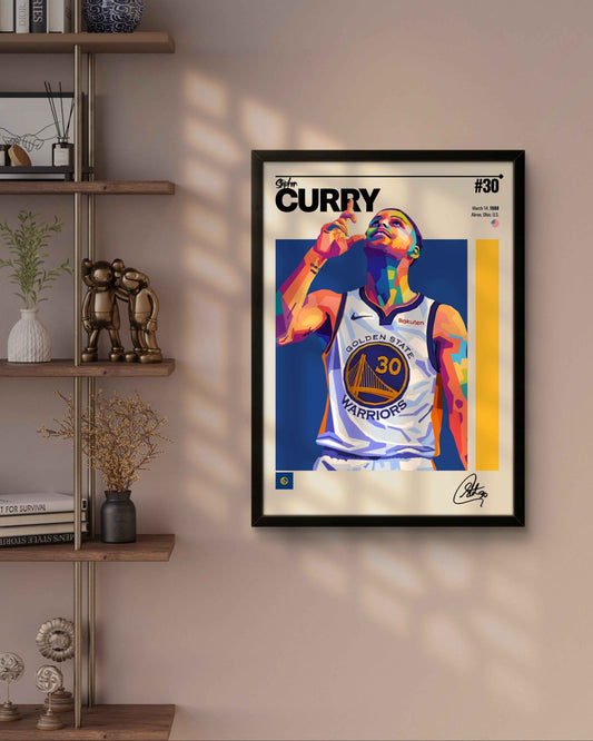 Quadro: Stephen Curry / Golden State Warriors (NBA) v2