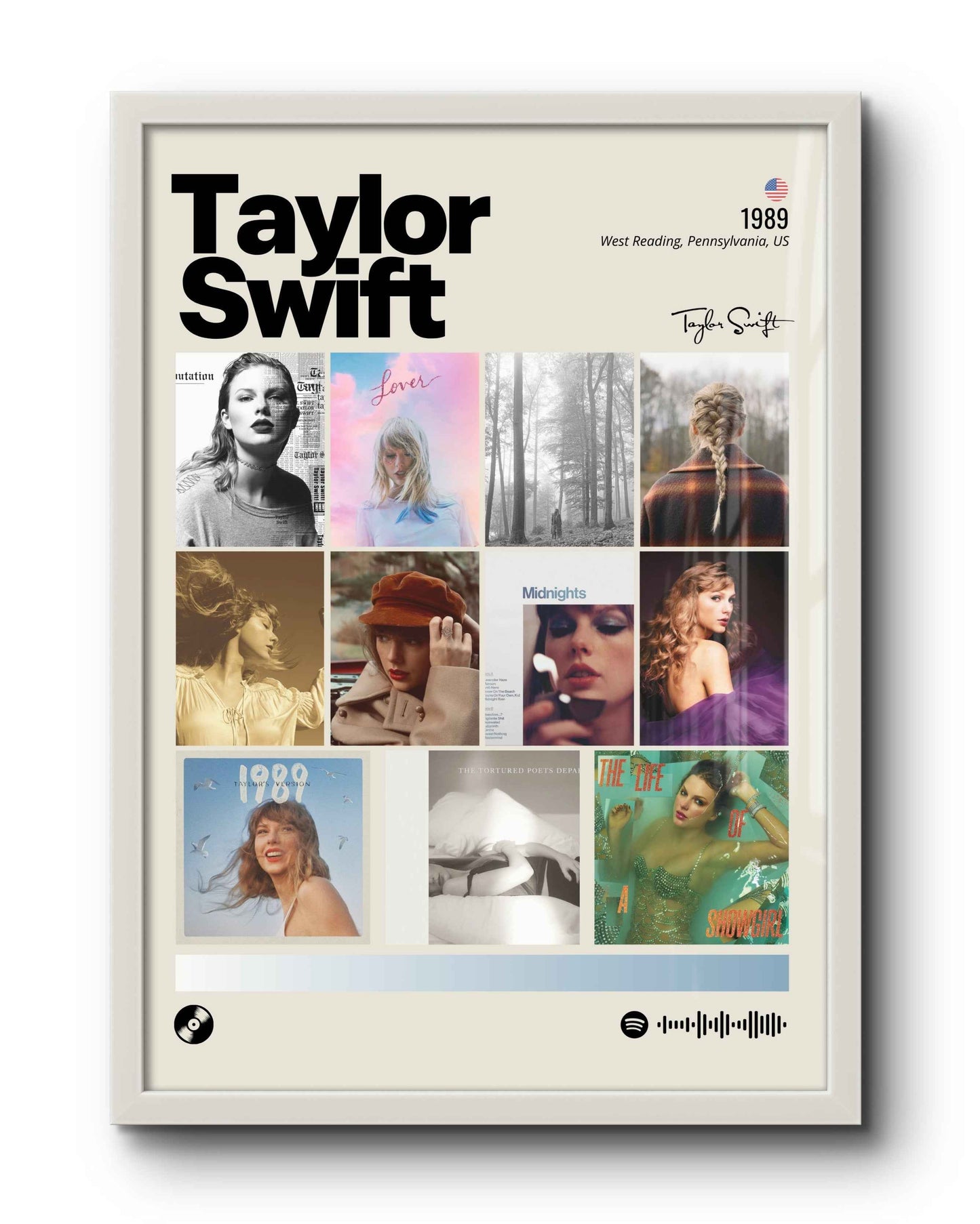 Quadro: Taylor Swift / Discografia (1989)