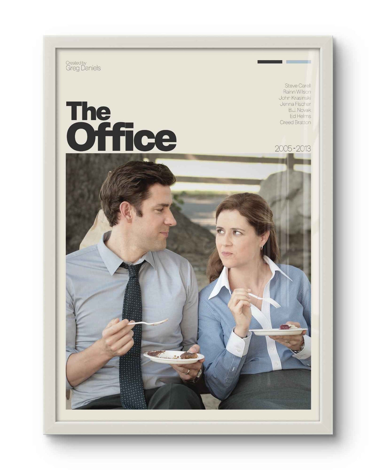 Quadro: The Office (2005) / Jim & Pam - Quadraê