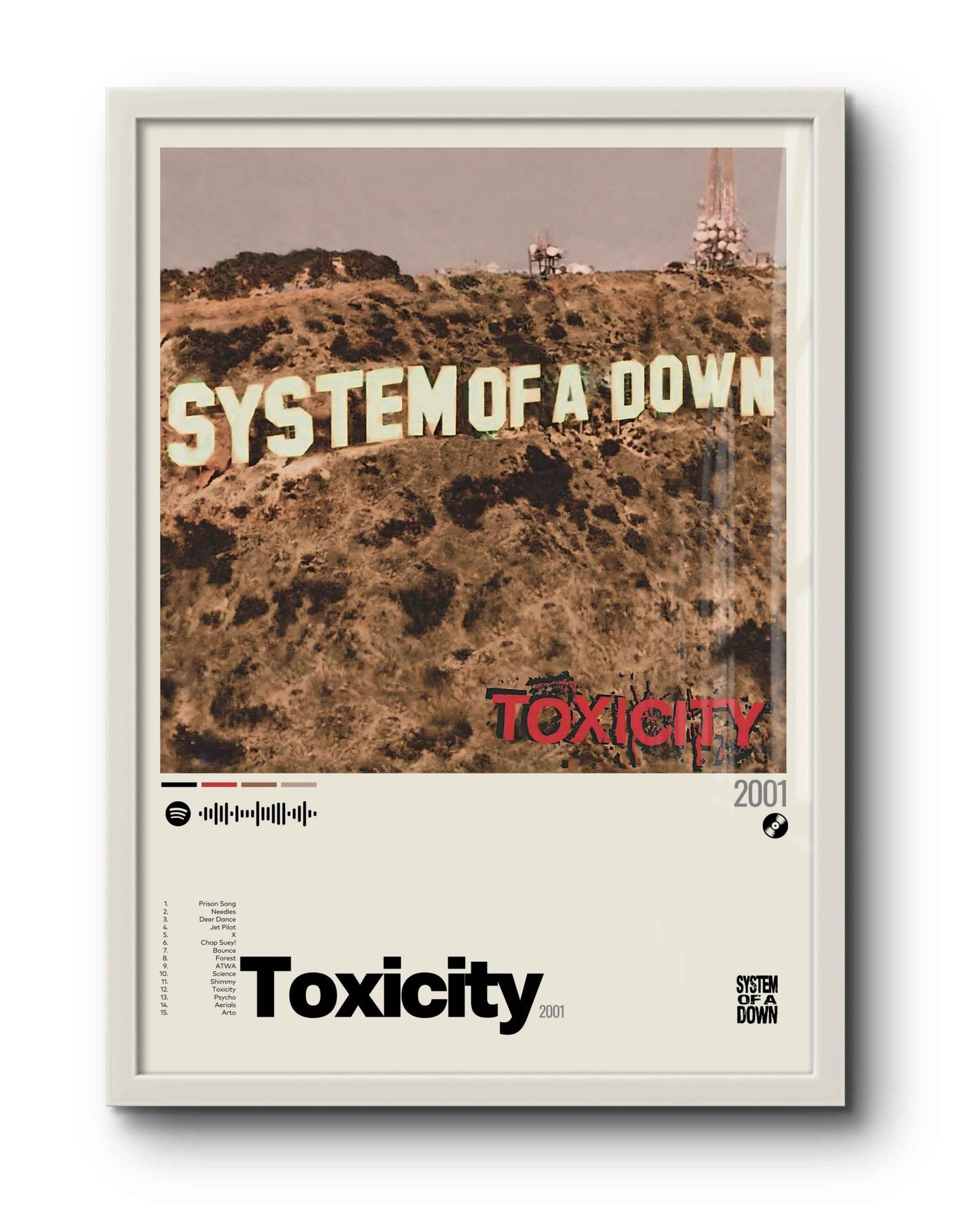 Quadro: Toxicity (2001) by System of a Down