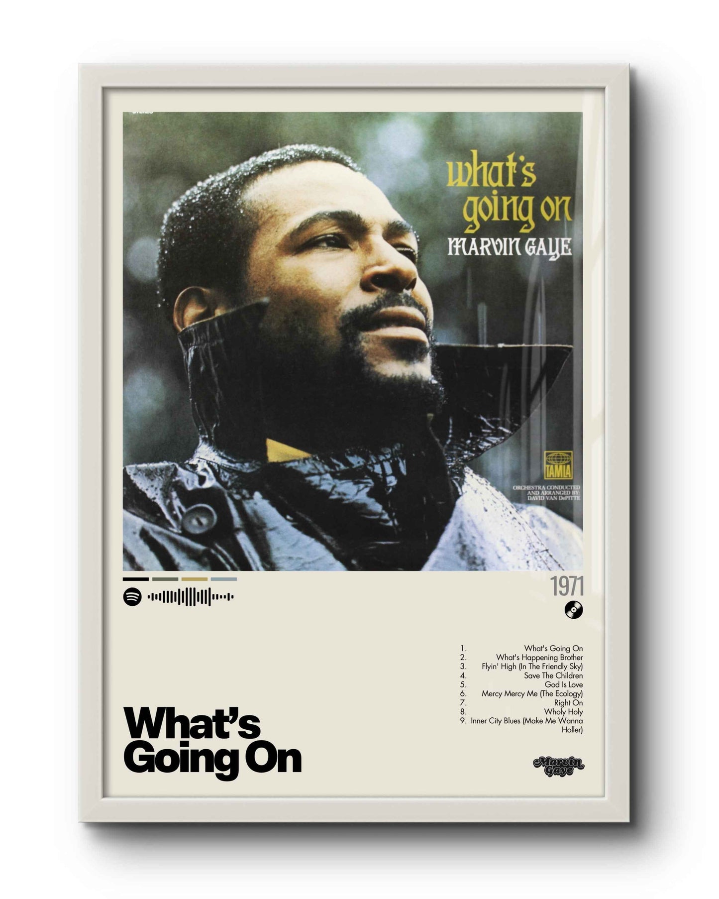 Quadro: What's Going On (1971) by Marvin Gaye