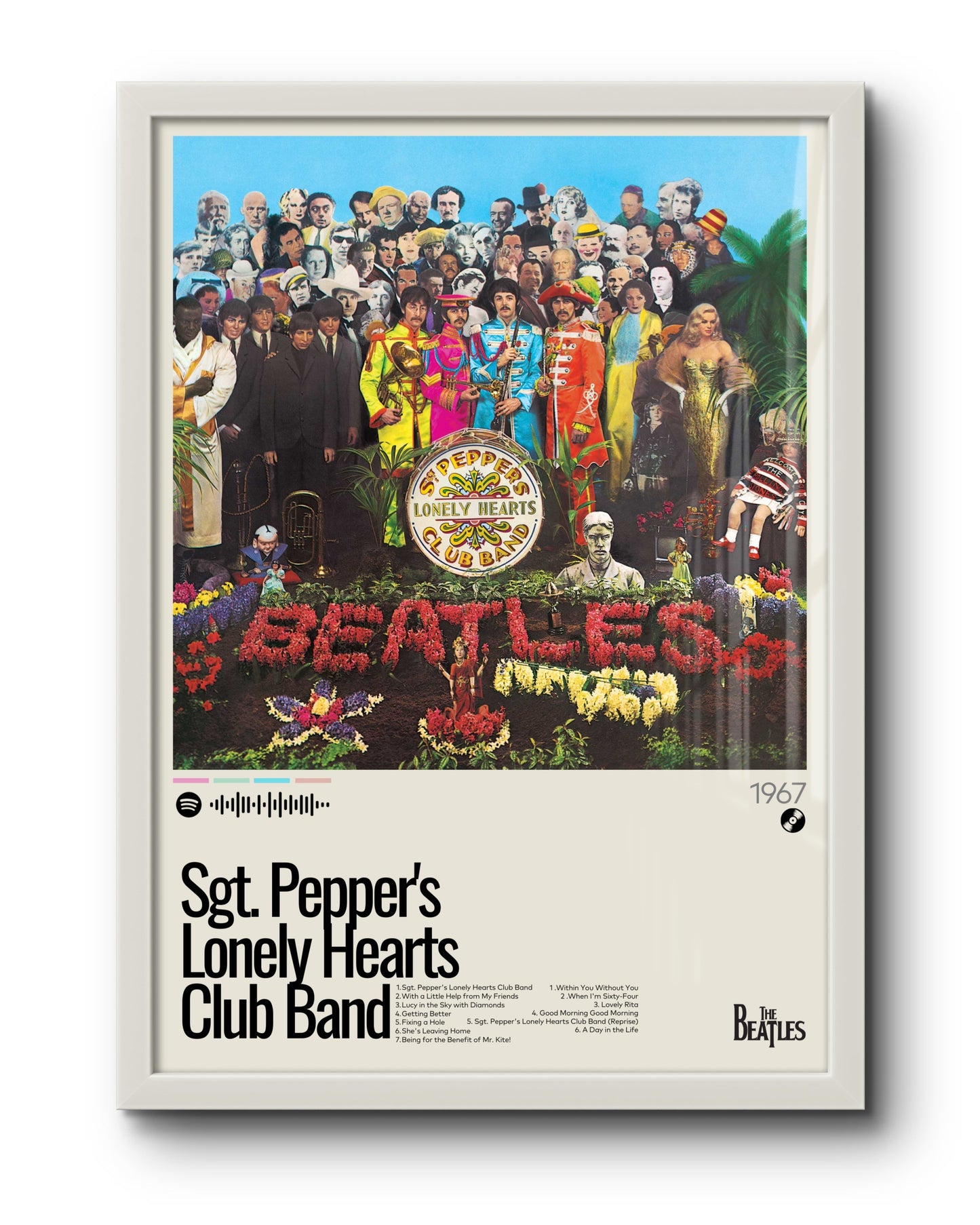 Quadro: Sgt. Pepper's Lonely Hearts Club Band (1967) by The Beatles