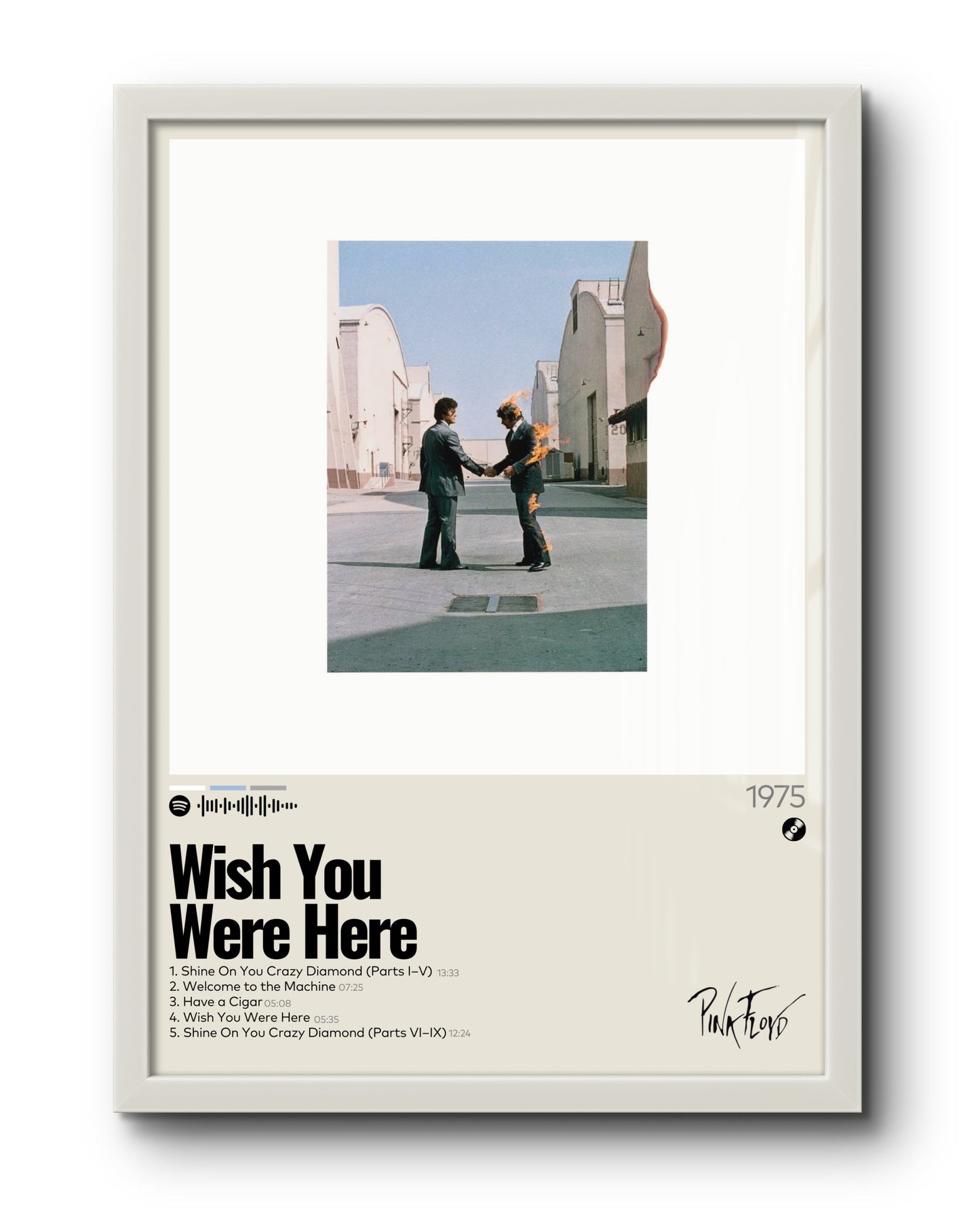 Quadro: Wish You Were Here (1975) by Pink Floyd