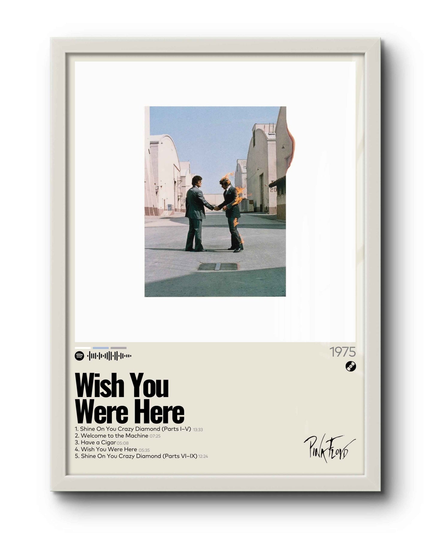 Quadro: Wish You Were Here (1975) by Pink Floyd