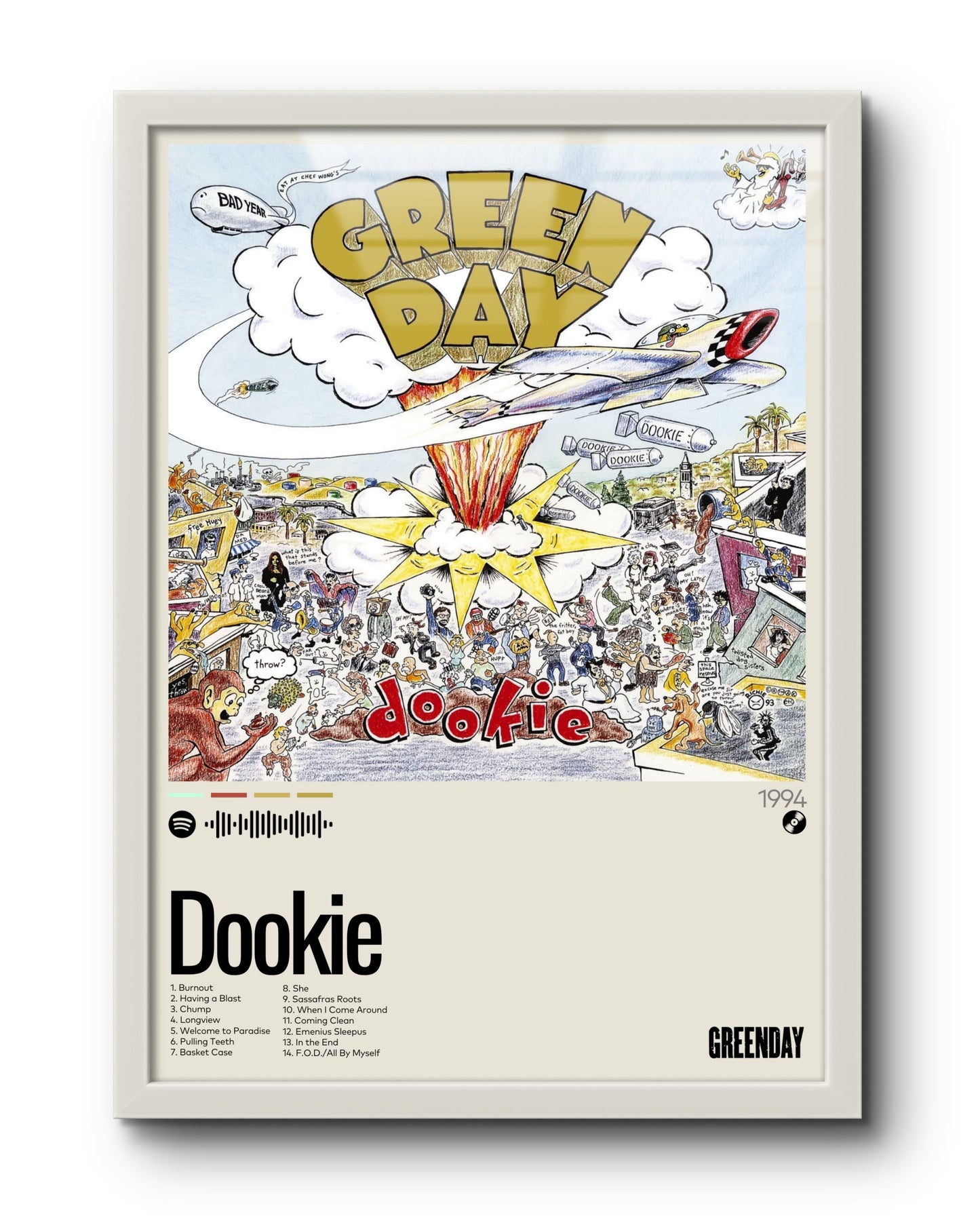 Quadro: Dookie (1994) by Green Day
