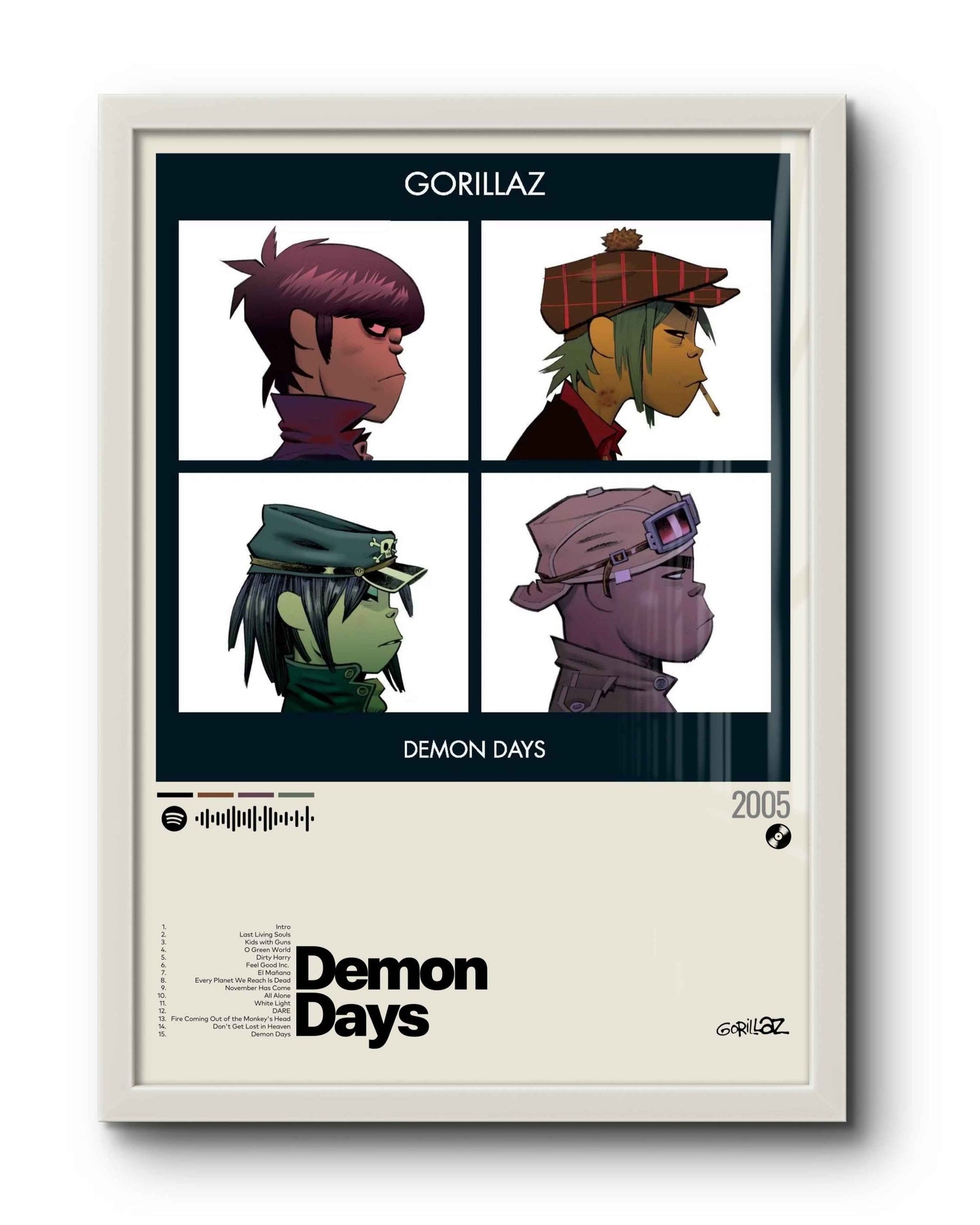 Quadro: Demon Days (2005) by Gorillaz