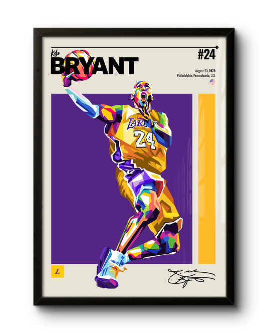Quadro: Kobe Bryant / Los Angeles Lakers (NBA)