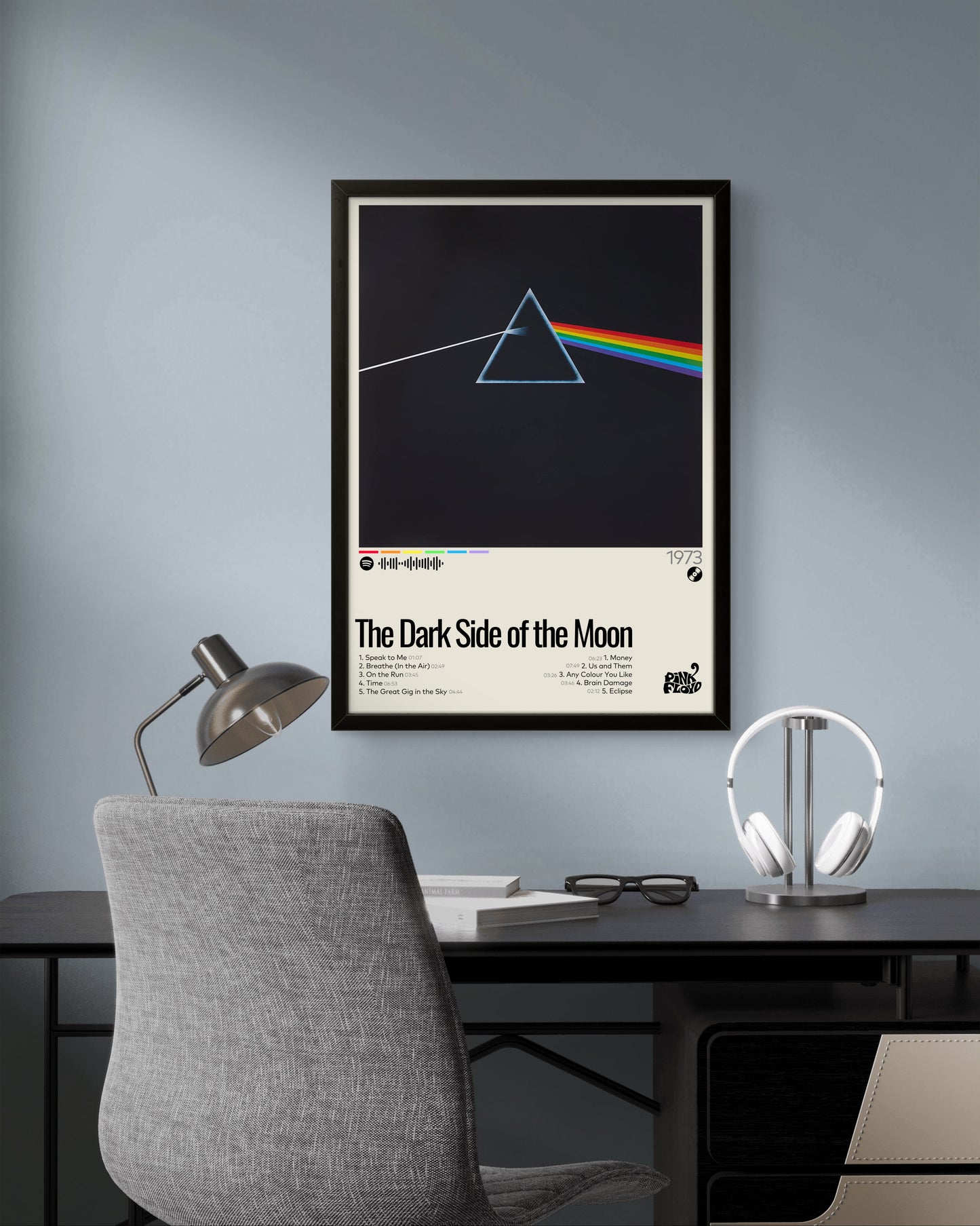 Quadro: The Dark Side of the Moon (1973) by Pink Floyd