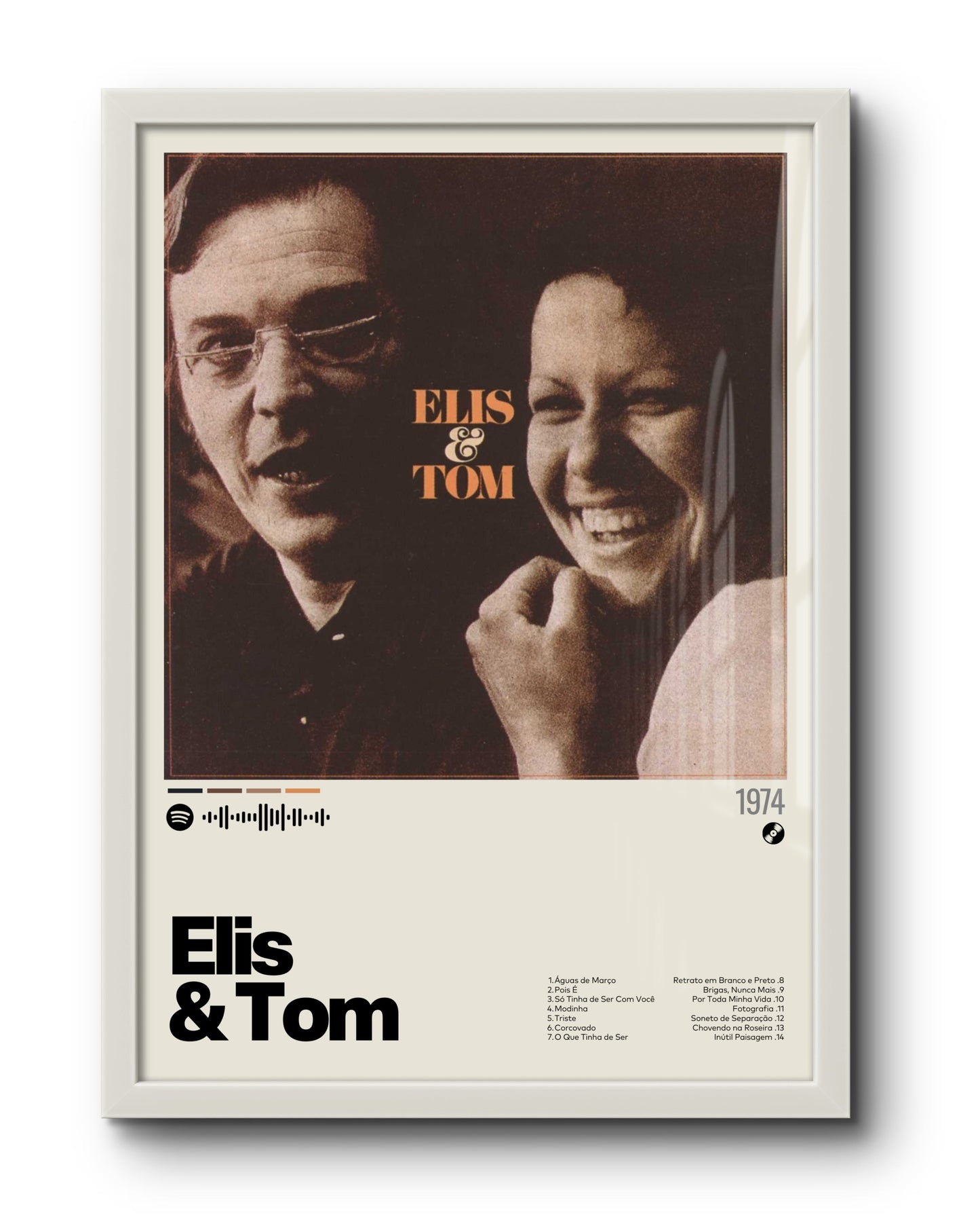 Quadro: Elis & Tom (1974) por Elis Regina & Tom Jobim