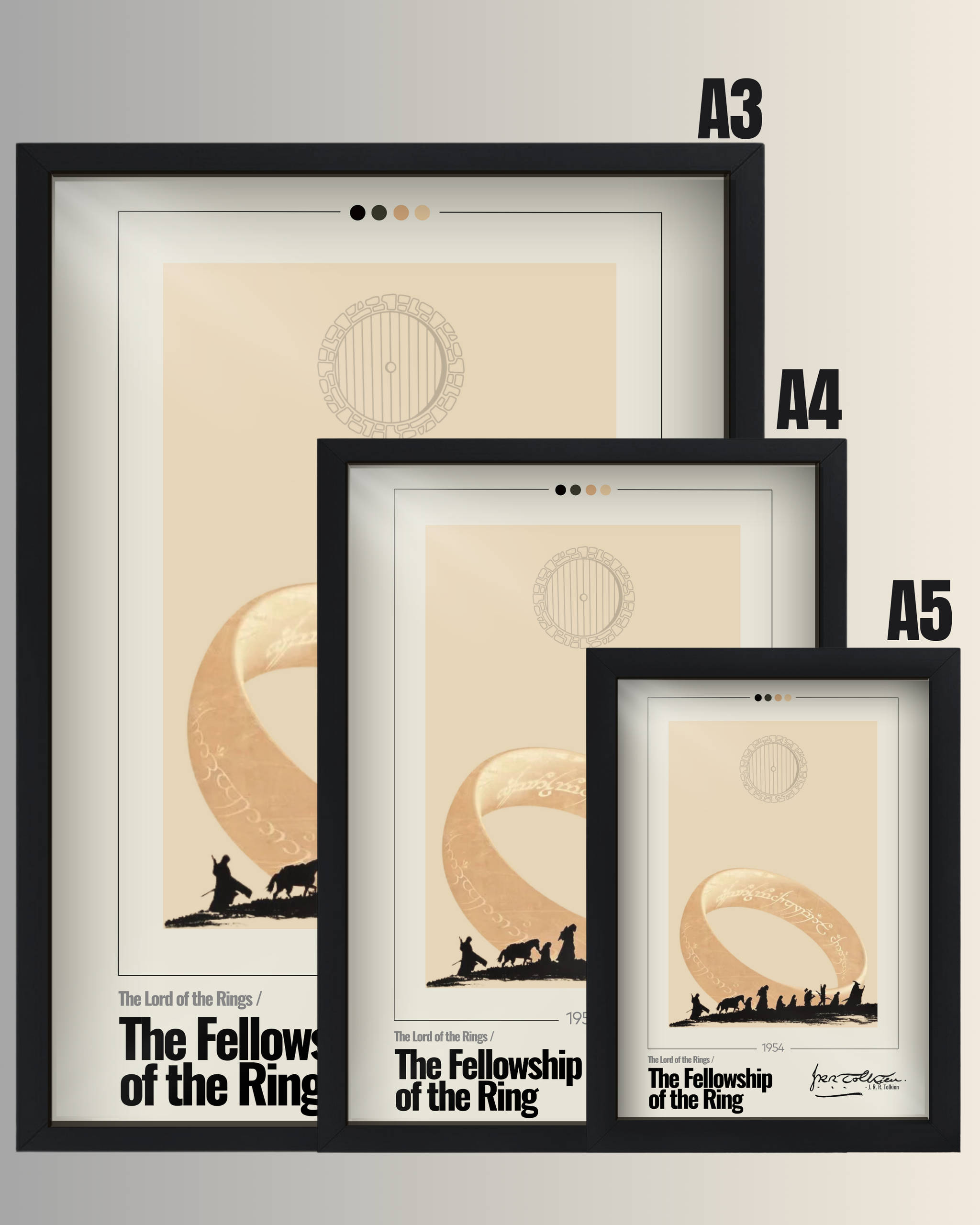 Quadro: The Fellowship of the Ring (1954) by J. R. R. Tolkien