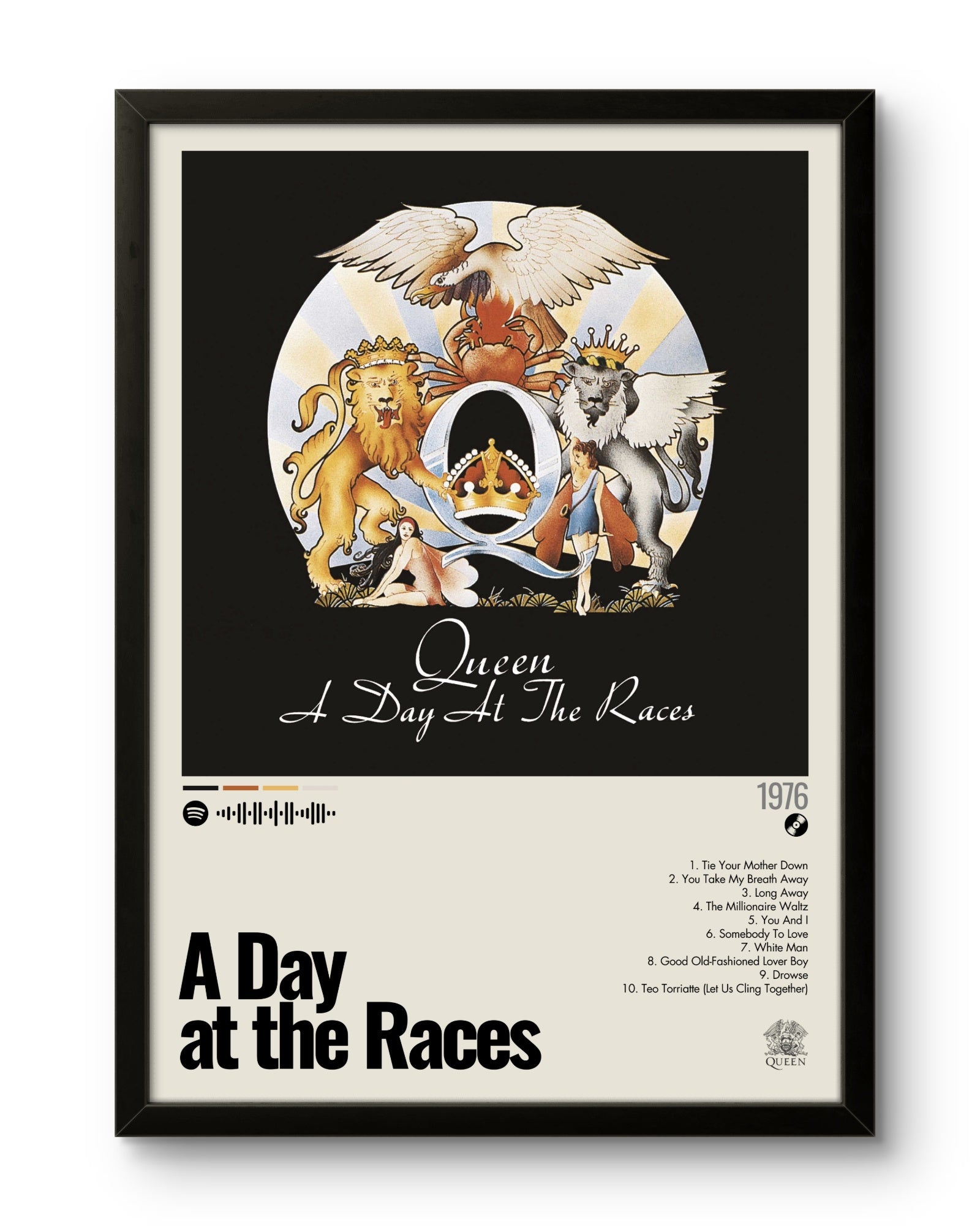 Quadro: A Day at the Races (1976) by Queen