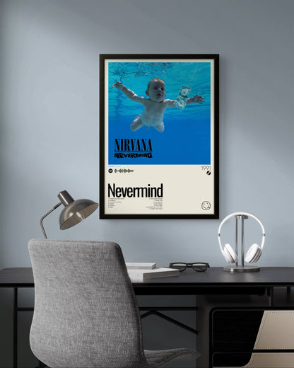 Quadro: Nevermind (1991) by Nirvana
