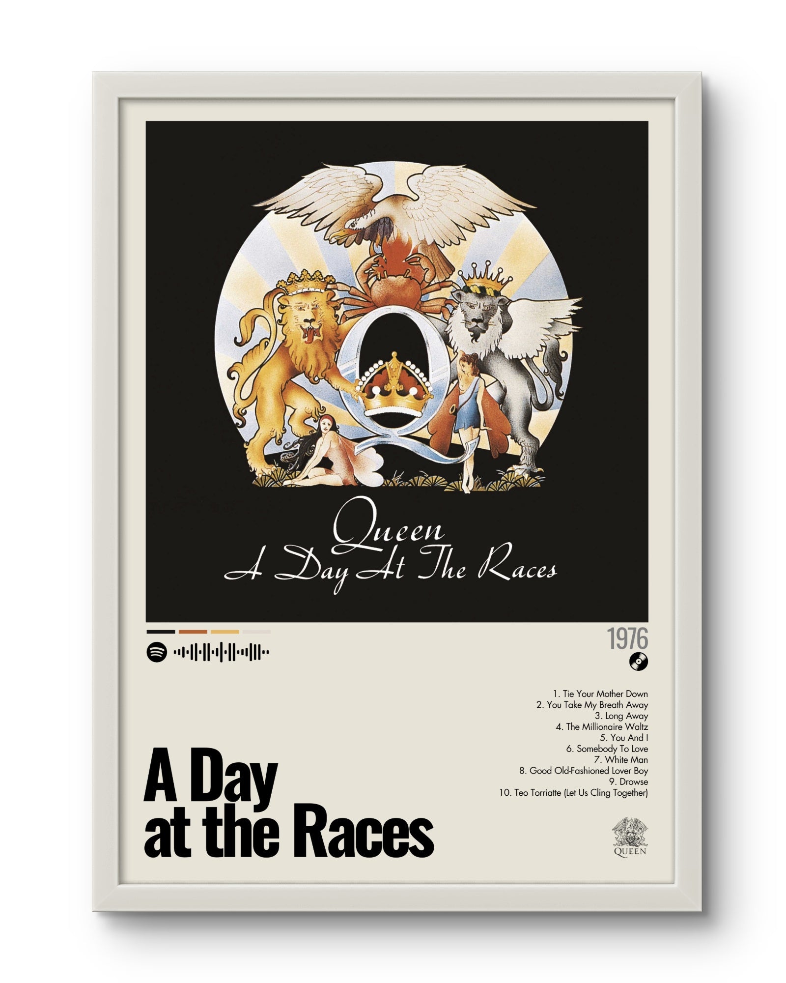 Quadro: A Day at the Races (1976) by Queen