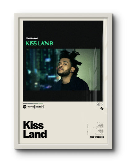 Quadro: Kiss Land (2013) by The Weeknd