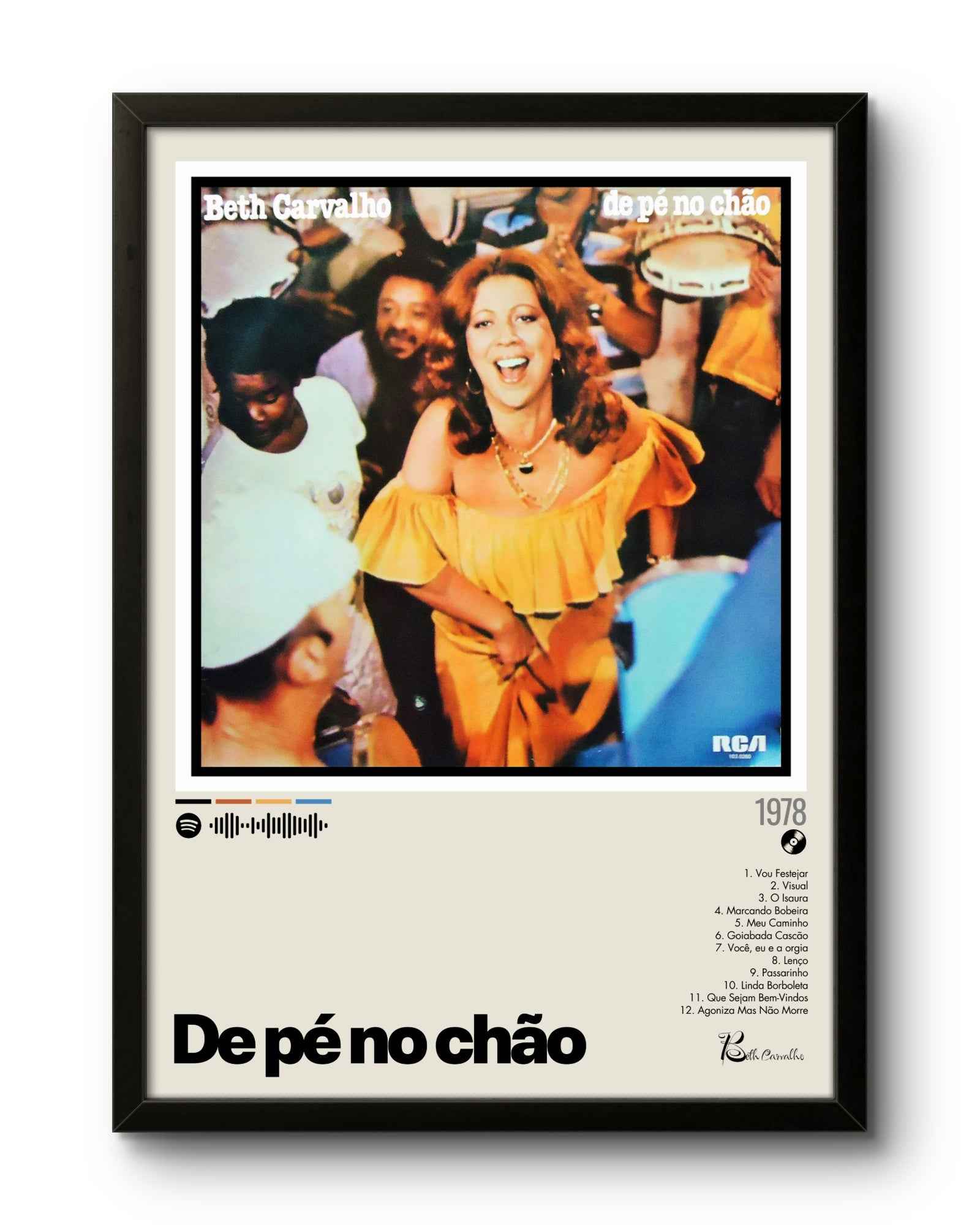 Quadro: De Pé no Chão (1978) por Beth Carvalho