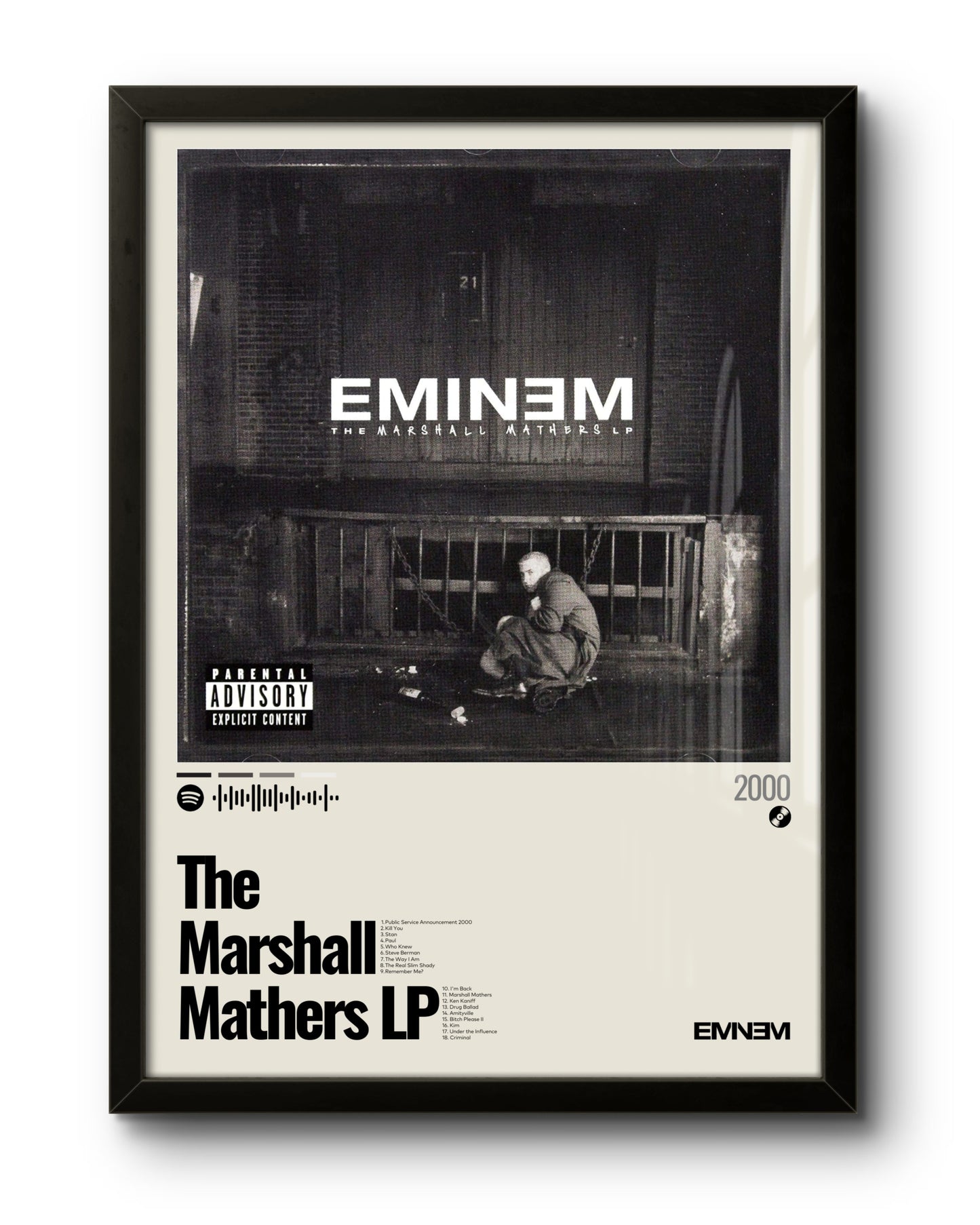 Quadro: The Marshall Mathers LP (2000) by Eminem