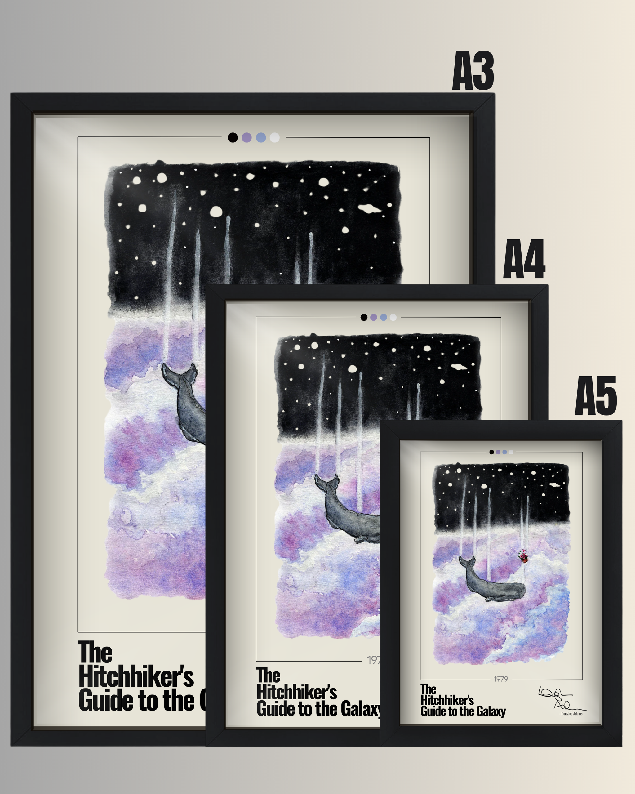 Quadro: O Guia do Mochileiro das Galáxias (1979) by Douglas Adams