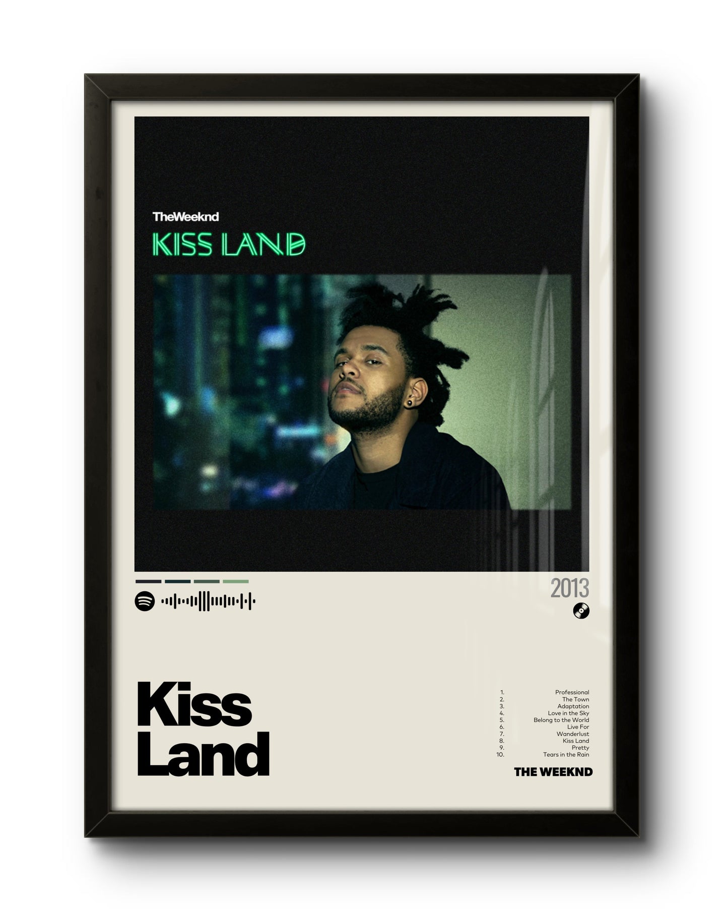 Quadro: Kiss Land (2013) by The Weeknd
