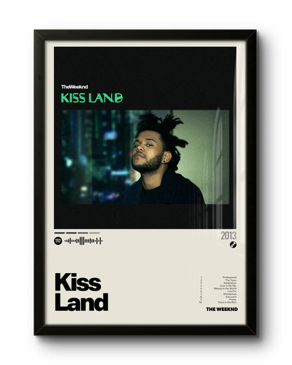 Quadro: Kiss Land (2013) by The Weeknd