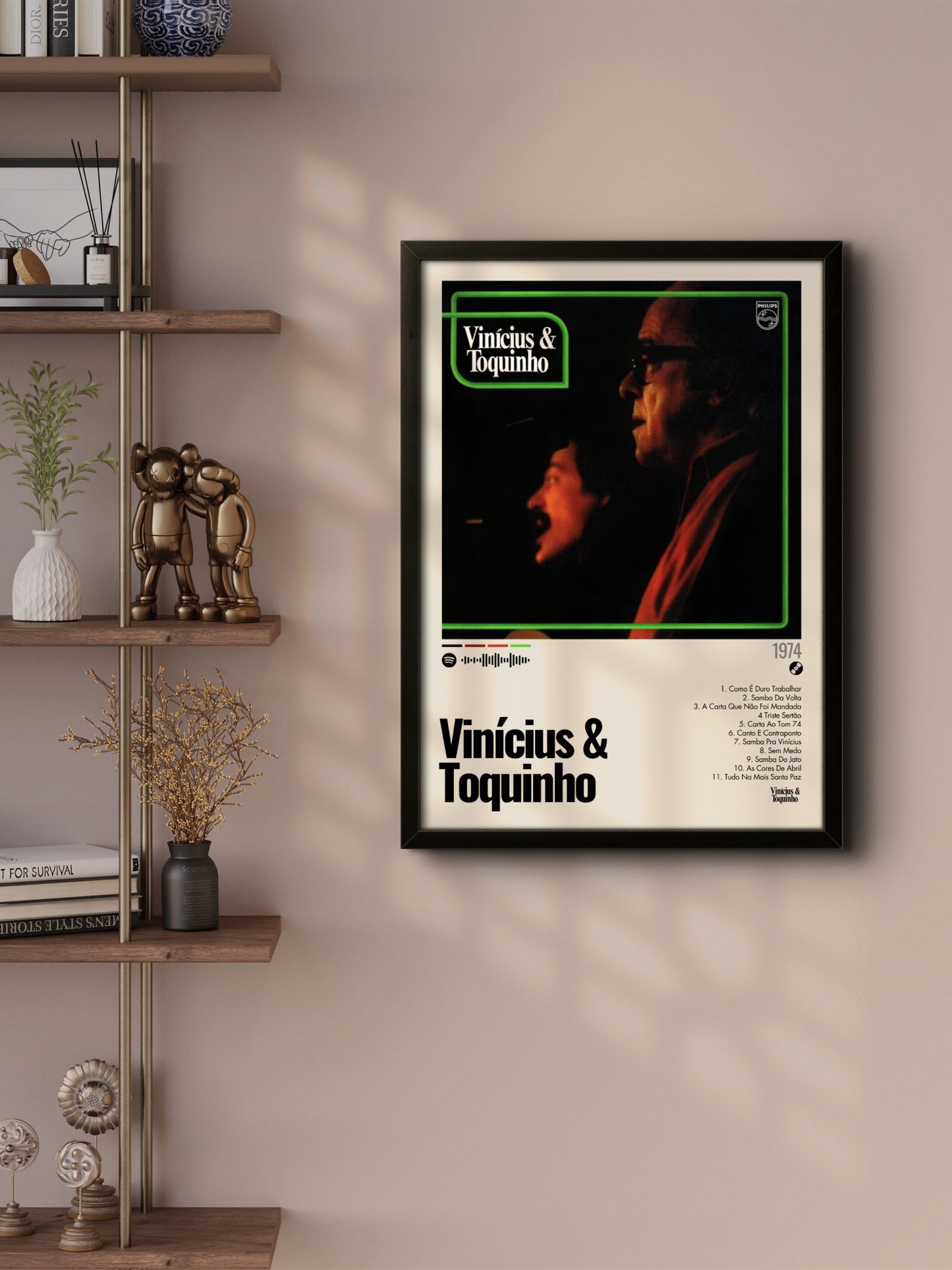 Quadro: Vinícius & Toquinho (1974) por Vinícius de Moraes & Toquinho