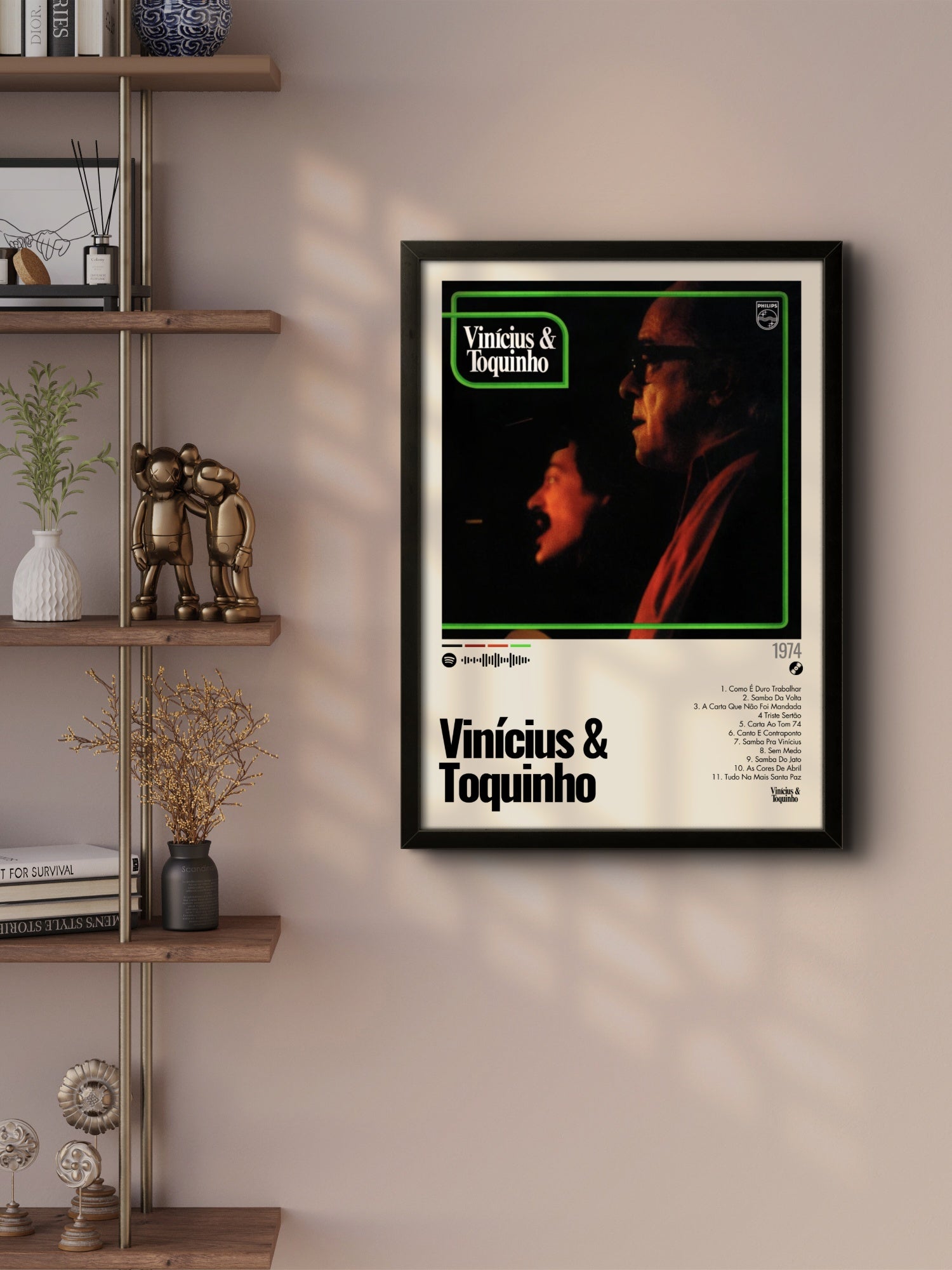 Quadro: Vinícius & Toquinho (1974) por Vinícius de Moraes & Toquinho