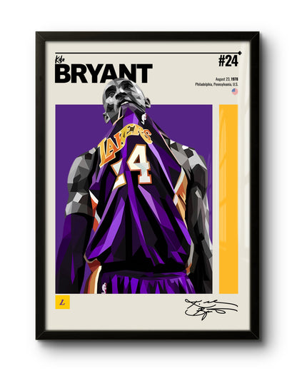 Quadro: Kobe Bryant / Los Angeles Lakers (NBA) v2