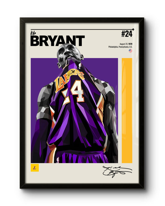 Quadro: Kobe Bryant / Los Angeles Lakers (NBA) v2