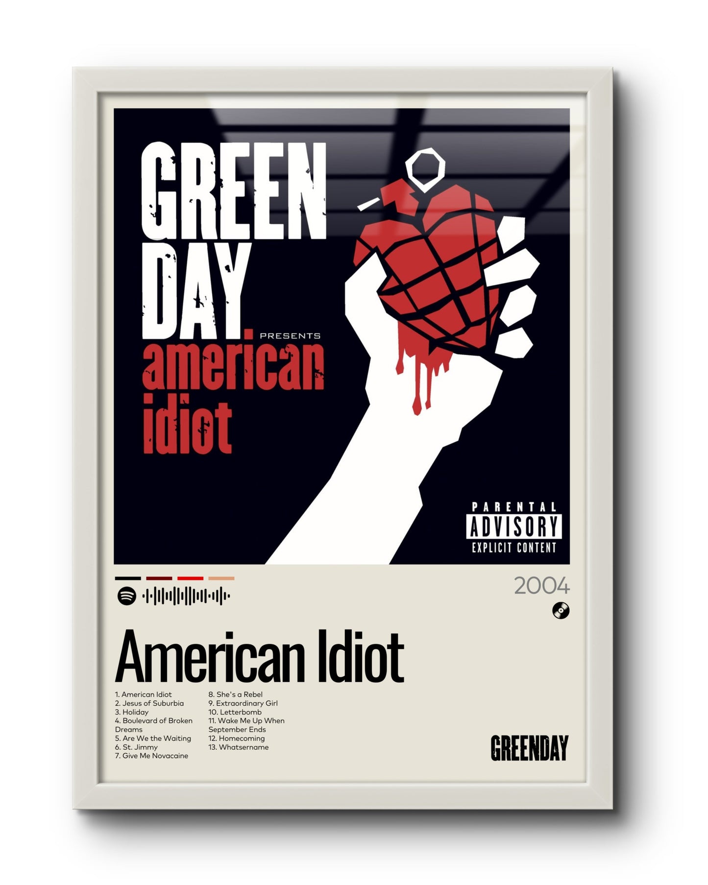 Quadro: American Idiot (2004) by Green Day