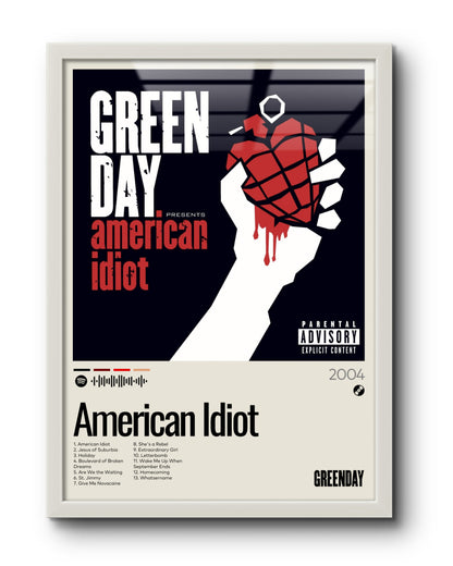 Quadro: American Idiot (2004) by Green Day