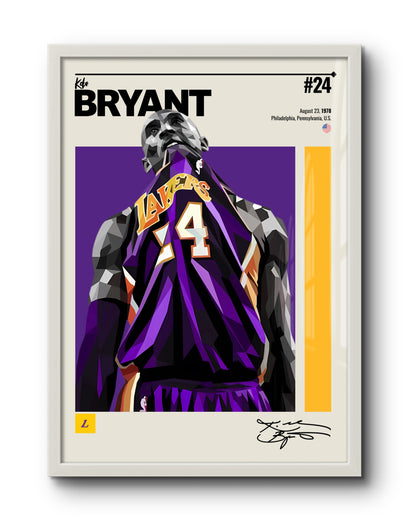 Quadro: Kobe Bryant / Los Angeles Lakers (NBA) v2
