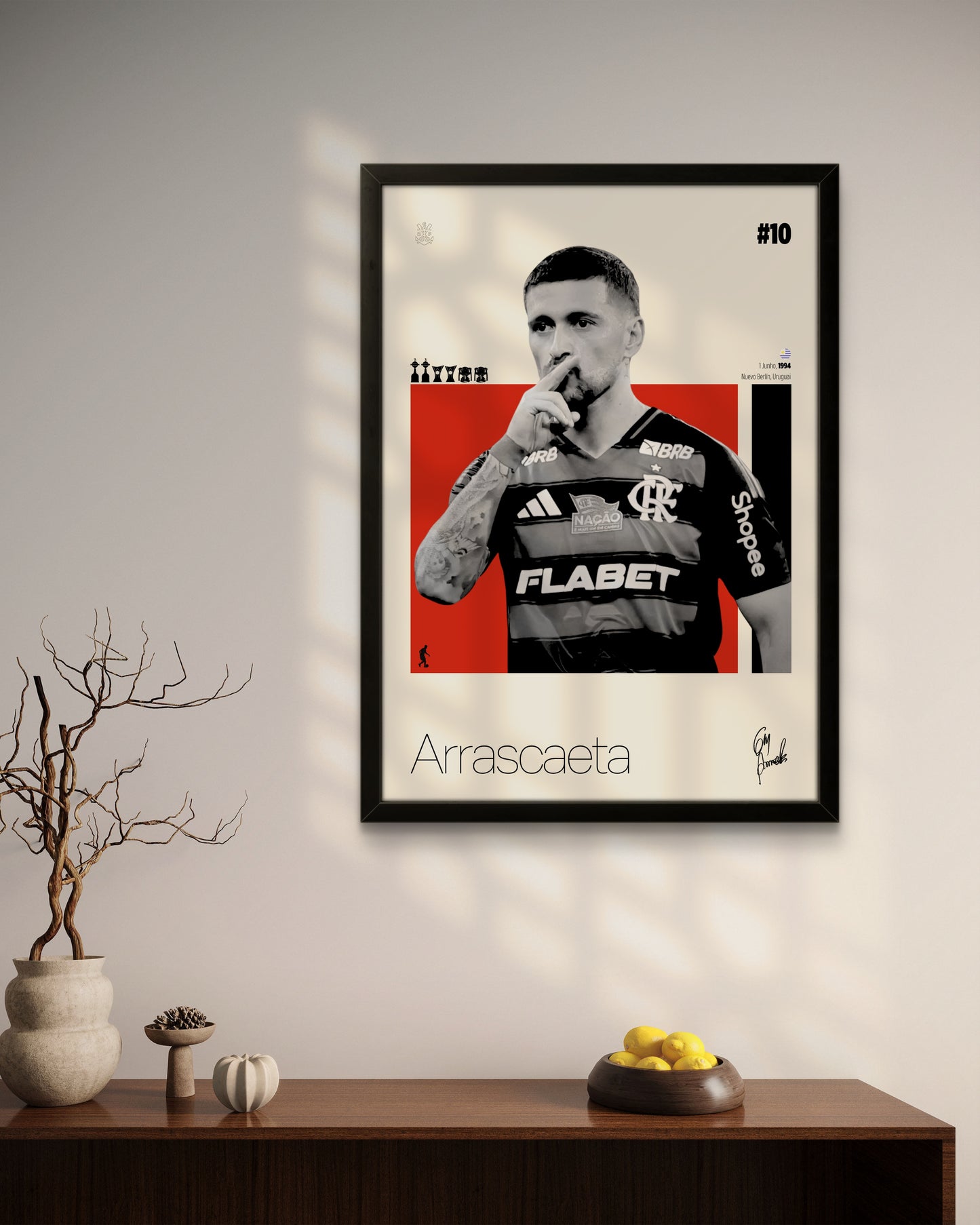 Quadro: Arrascaeta (CRF)