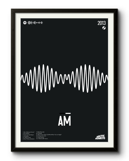 Quadro: AM (2013) by Arctic Monkeys / Full Canvas