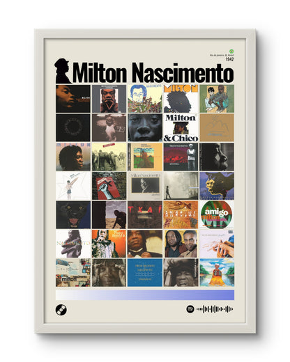 Quadro: Milton Nascimento / Discografia (1942)