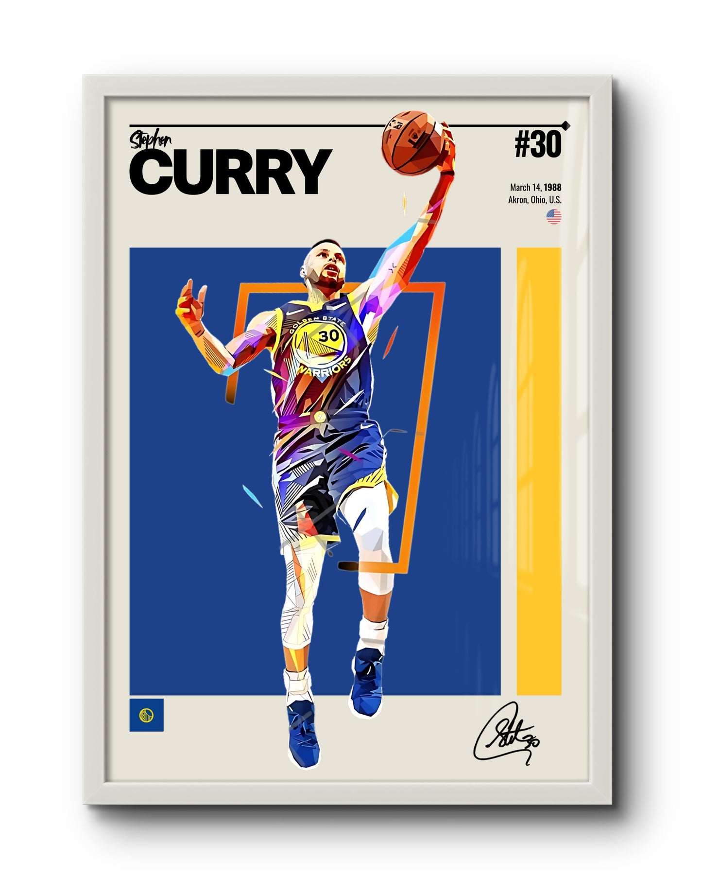 Quadro: Stephen Curry / Golden State Warriors (NBA)