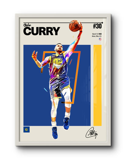 Quadro: Stephen Curry / Golden State Warriors (NBA)