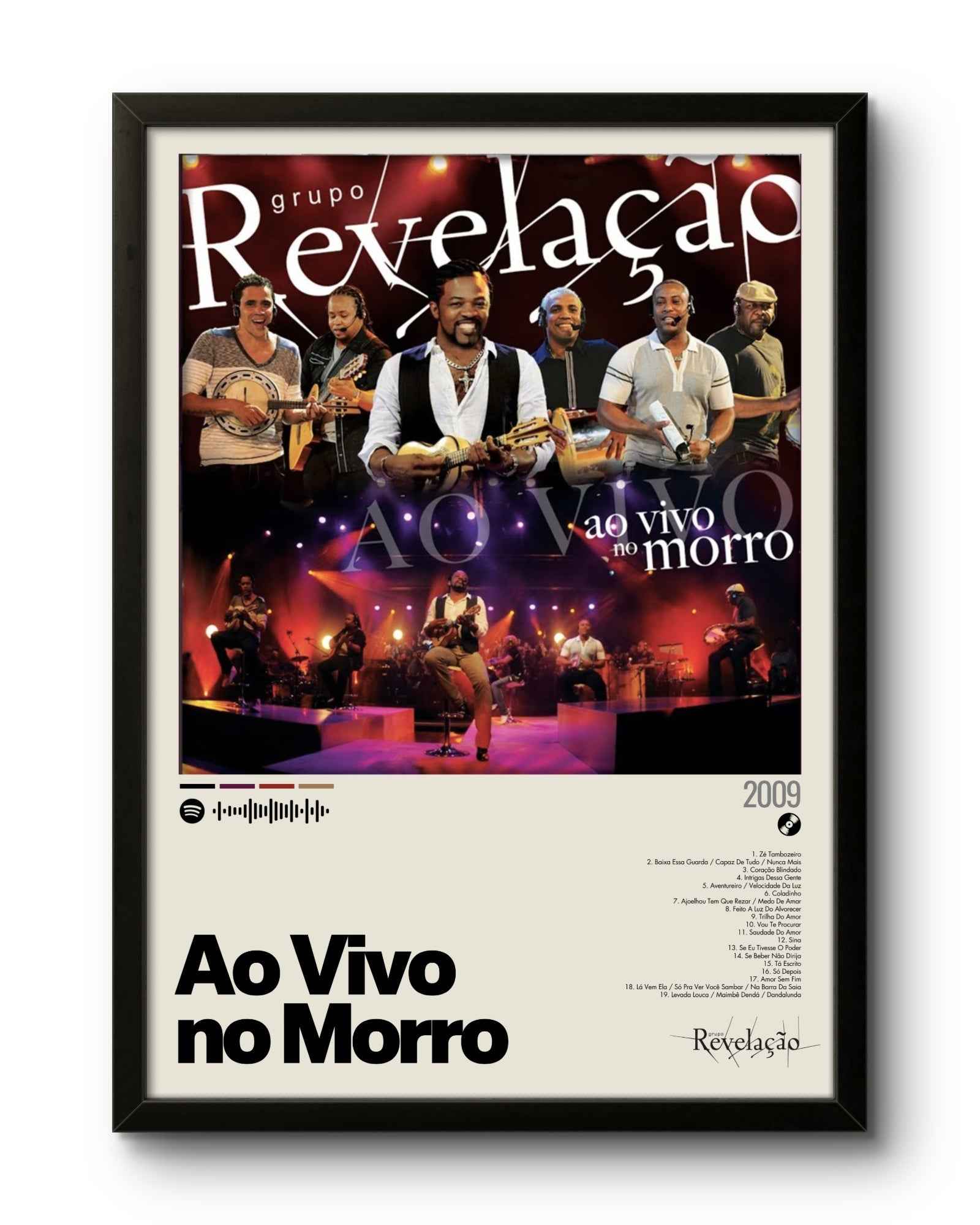 Quadro: Ao Vivo no Morro (2009) por Grupo Revelação