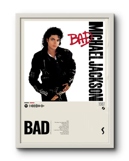 Quadro: Bad (1987) by Michael Jackson