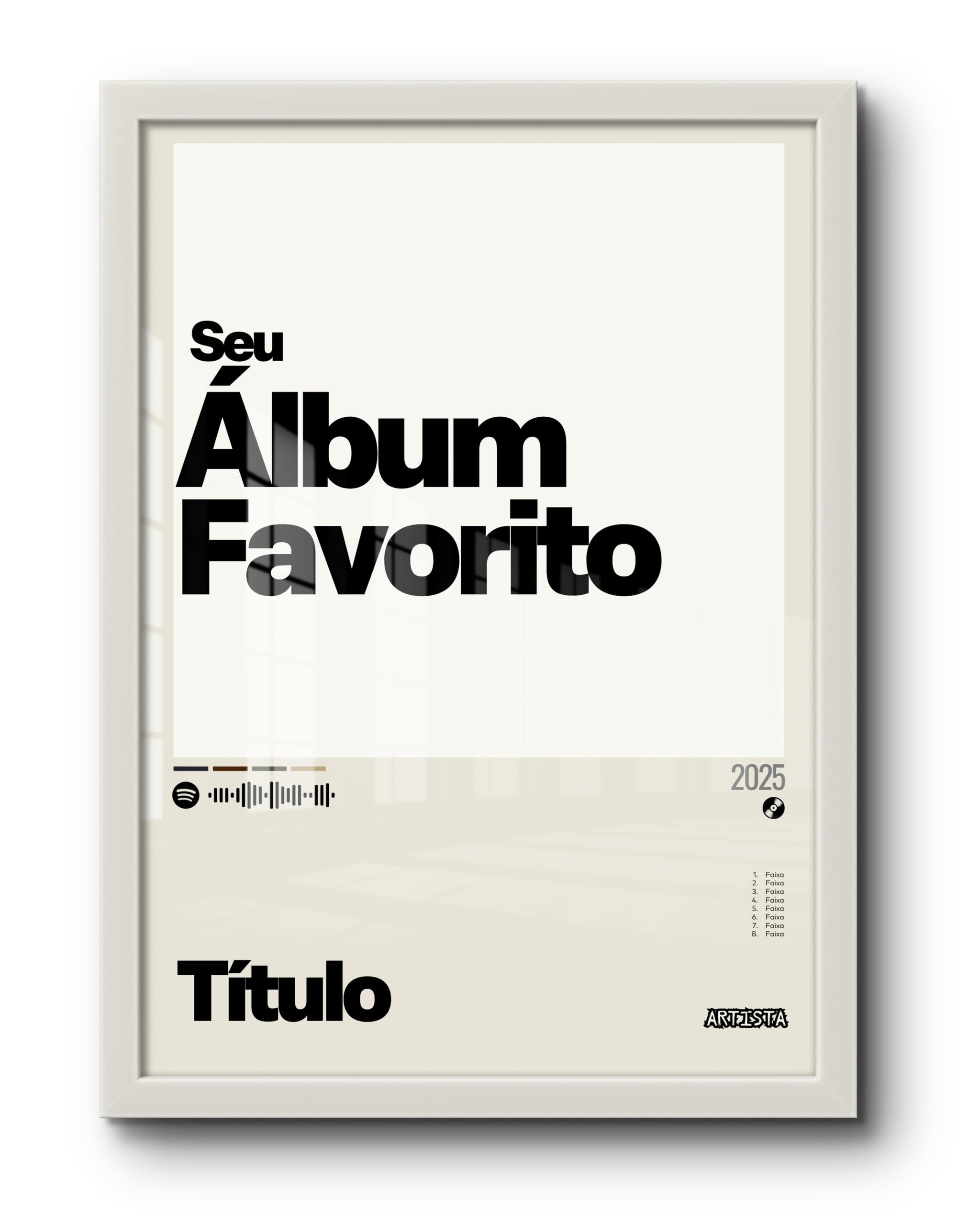 Quadro: PERSONALIZE Seu Álbum (2025)