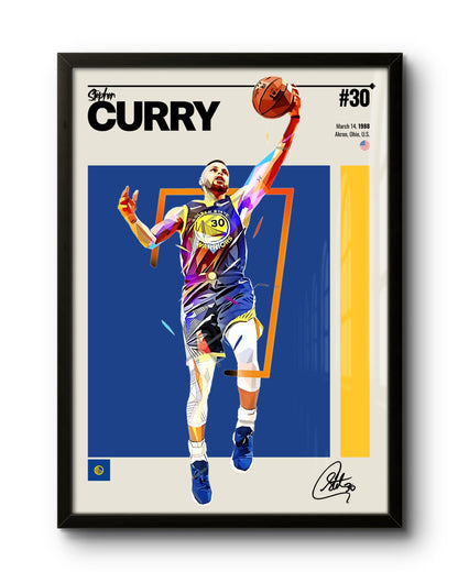 Quadro: Stephen Curry / Golden State Warriors (NBA)