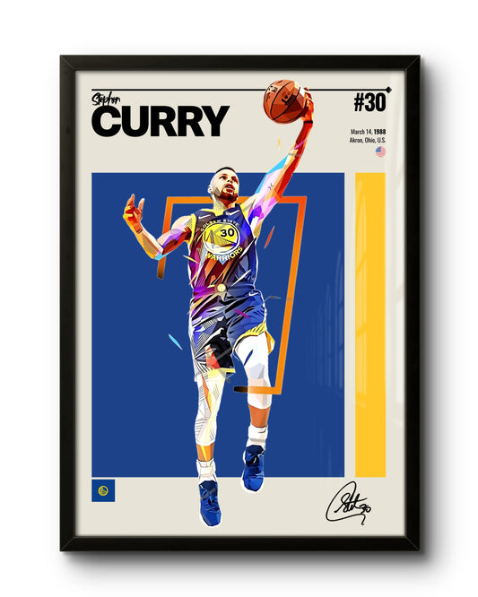 Quadro: Stephen Curry / Golden State Warriors (NBA)